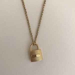 Michael Kors Golden Padlock Necklace - New!